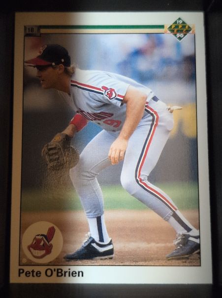 1990 Upper Deck #110 Pete O'Brien — front