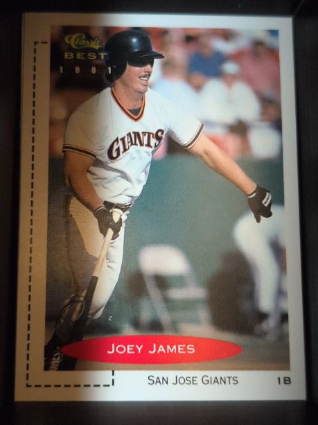 1991 Classic Best #378 Joey James — front