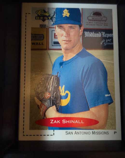 1991 Classic Best #384 Zak Shinall — front
