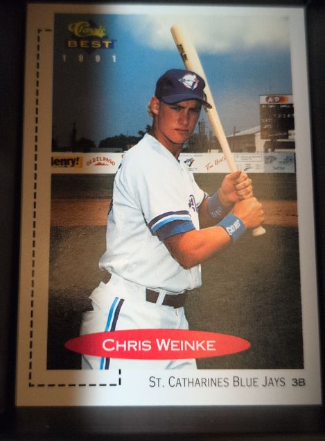 1991 Classic Best #419 Chris Weinke St. Catharines Blue Jays — front