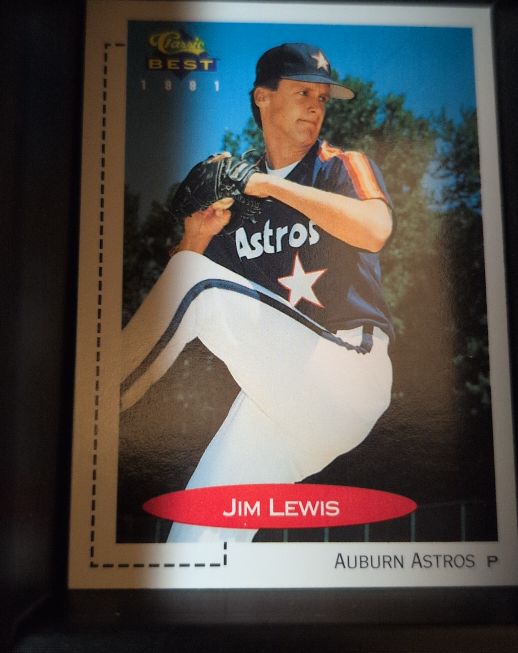 1991 Classic Best #411 Jim Lewis — front