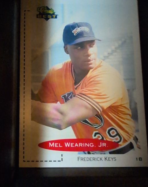1991 Classic/Best #383 Mel Wearing Jr. — front