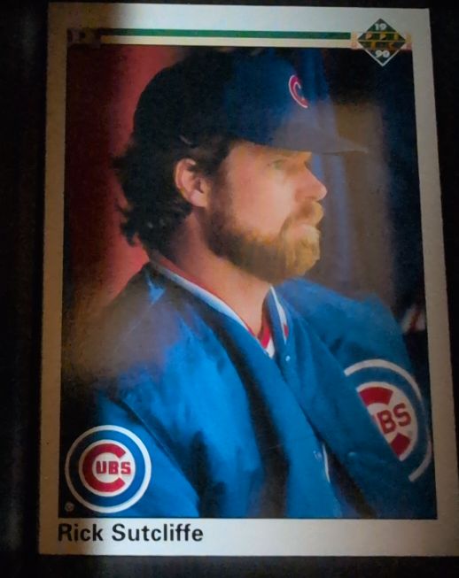 1990 Upper Deck #109 Rick Sutcliffe — front