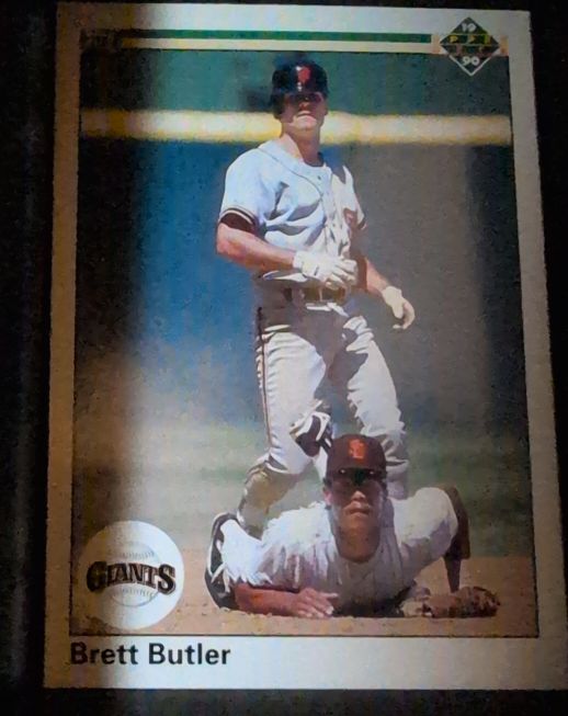 1990 Upper Deck #119 Brett Butler — front
