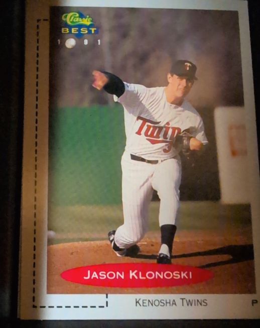1991 Classic Best #370 Jason Klonoski — front