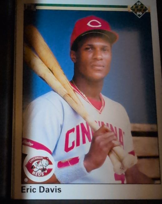 1990 Upper Deck #116 Eric Davis — front