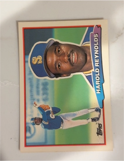 1988 Topps Big #142 Harold Reynolds — front