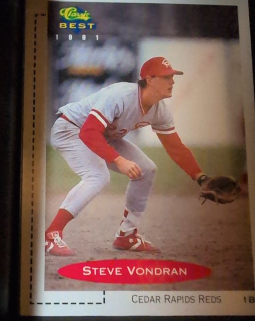1991 Classic Best #346 Steve Vondran — front