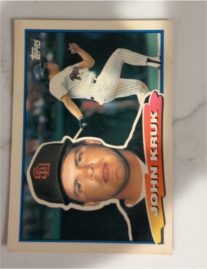 1988 Topps Big #60 John Kruk — front
