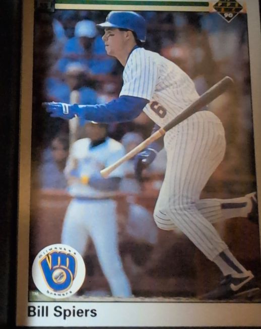 1990 Upper Deck #237 Bill Spiers Milwaukee Brewers — front