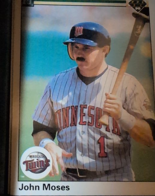 1990 Upper Deck #240 John Moses Minnesota Twins — front