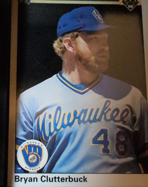 1990 Upper Deck #239 Bryan Clutterbuck — front