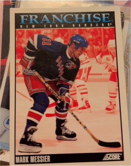 1992-93 Score #431 Mark Messier — front