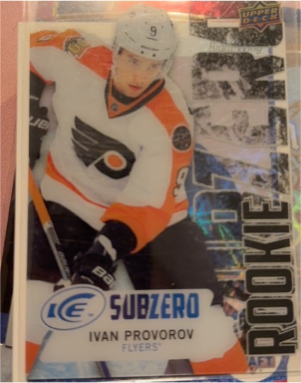 2016-17 Upper Deck Ice Subzero #SZ-81 Ivan Provorov Rookie — front