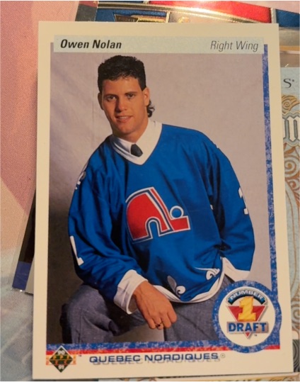 1990-91 Upper Deck #352 Owen Nolan — front