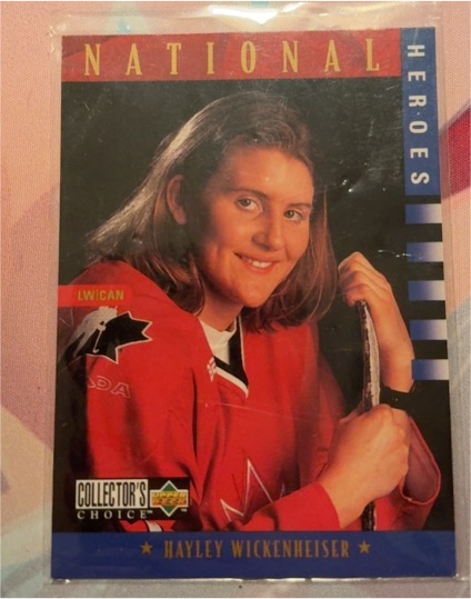 1997 Upper Deck Collector's Choice #279 Hayley Wickenheiser National Heroes — front