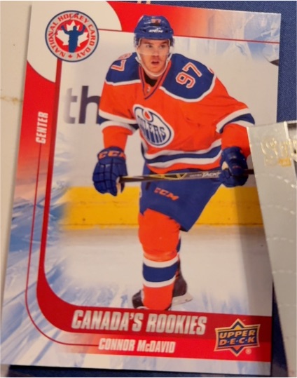 2015-16 Upper Deck National Hockey Card Day Canada #CAN6 Connor McDavid — front