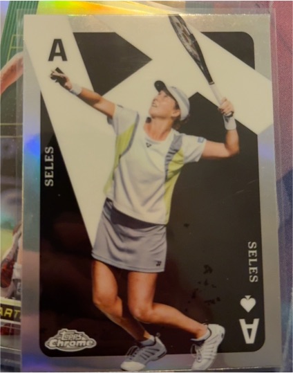 2024 Topps Chrome Tennis Aces #CAS-MS Monica Seles — front