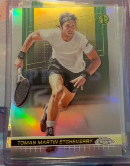 2024 Topps Chrome Tennis #96 Tomas Martin Etcheverry — front