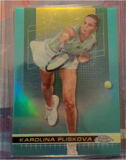 2024 Topps Chrome Tennis #16 Karolina Pliskova — front