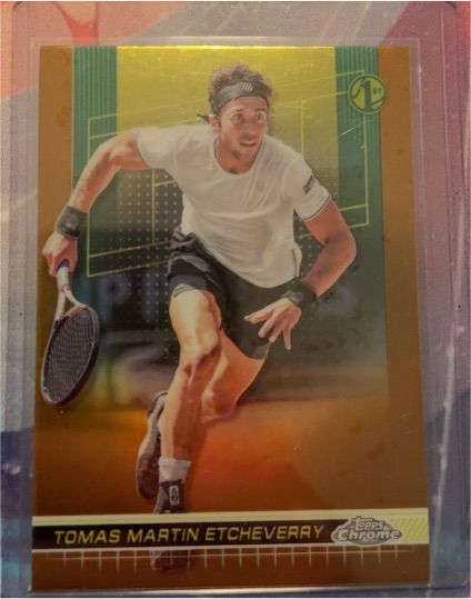 2024 Topps Chrome Tennis #96 Tomas Martin Etcheverry — front