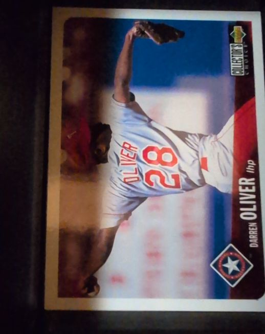 1996 Upper Deck Collector's Choice #734 Darren Oliver — front