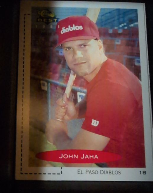1991 Classic Best #291 John Jaha El Paso Diablos — front