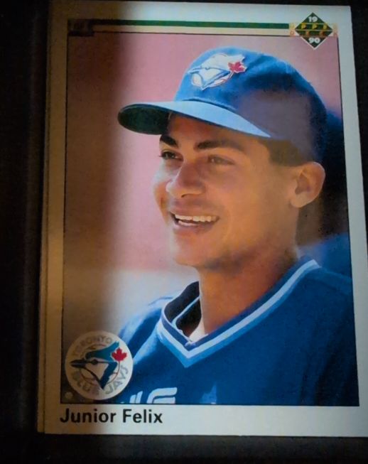 1990 Upper Deck #106 Junior Felix — front