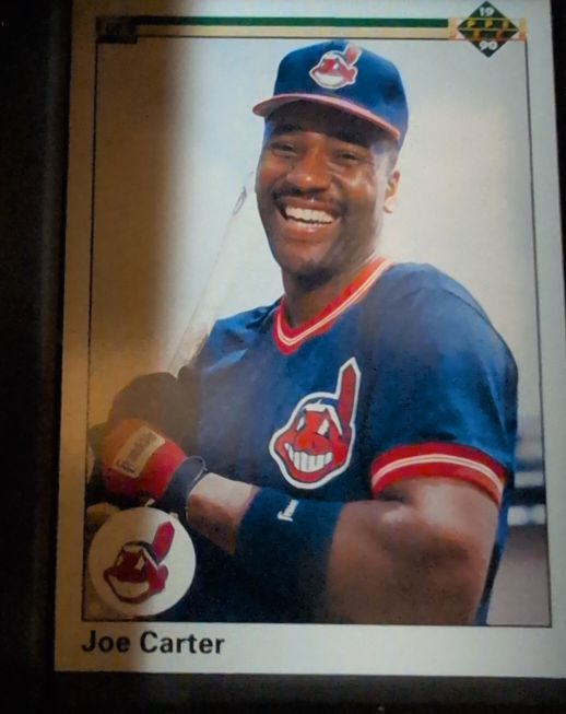 1990 Upper Deck #375 Joe Carter Cleveland Indians — front