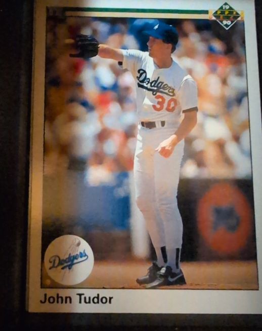 1990 Upper Deck #396 John Tudor — front