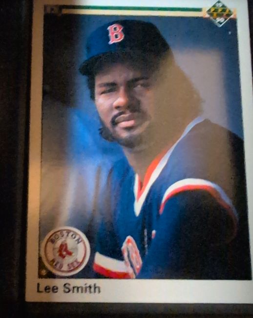 1990 Upper Deck #393 Lee Smith Boston Red Sox — front