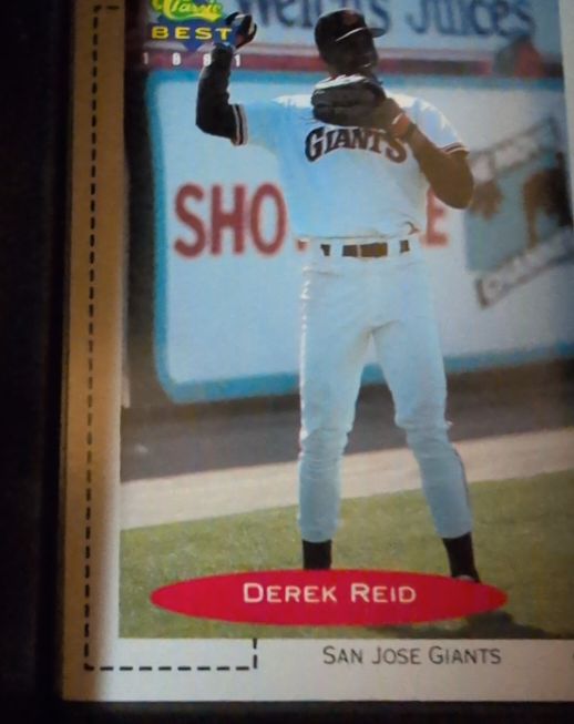 1991 Classic Best #273 Derek Reid — front