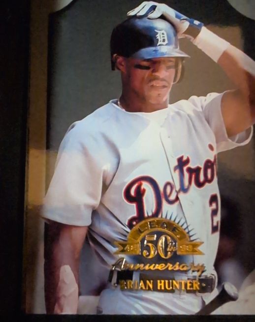 1998 Leaf 50th Anniversary #125 Brian Hunter — front