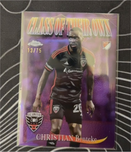 2025 Topps Chrome MLS #CO-15 Christian Benteke Class Of Their Own — front