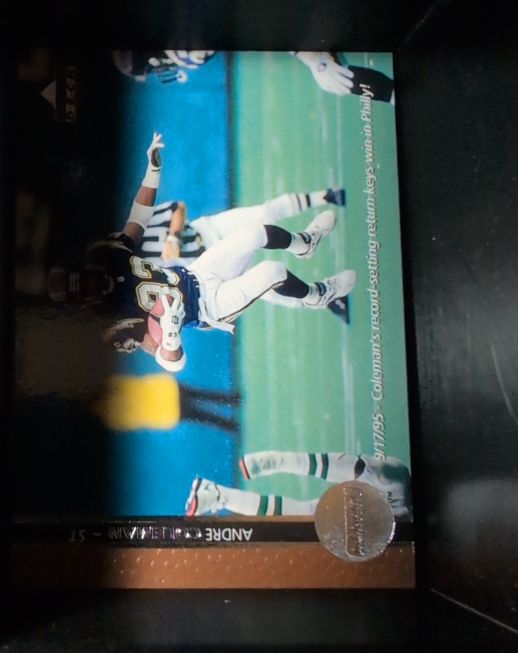 1996 Upper Deck #146 Andre Coleman — front