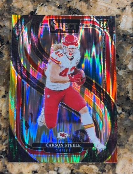 2024 Panini Select #142 Carson Steele — front