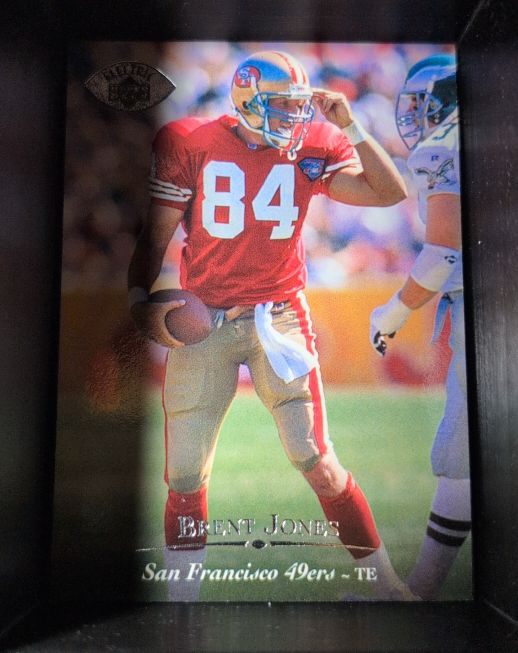 1995 Upper Deck #72 Brent Jones San Francisco 49ers — front