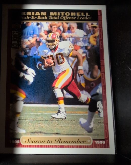 1996 Upper Deck Collector's Choice Season To Remember #79 Brian Mitchell — front