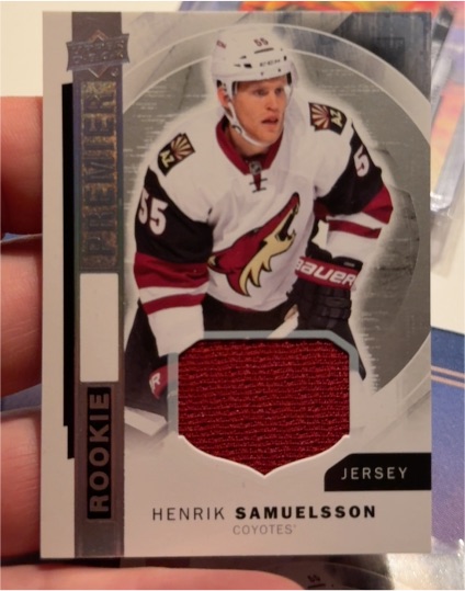 2015-16 Upper Deck Premier #R-24 Henrik Samuelsson — front