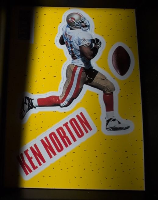 1996 Upper Deck Collector's Choice Stick-Ums #S15 Ken Norton — front