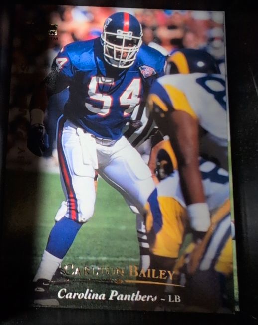 1995 Upper Deck #294 Carlton Bailey Carolina Panthers — front