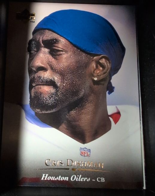 1995 Upper Deck #164 Cris Dishman Houston Oilers — front