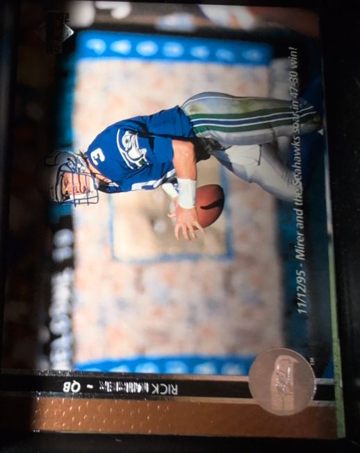 1996 Upper Deck #118 Rick Mirer — front