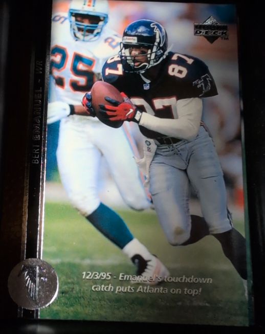 1996 Upper Deck #242 Bert Emanuel — front