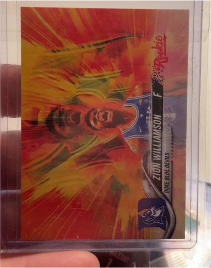 2018 Topps Style #Zion Williamson Rookie Duke Blue Devils — front
