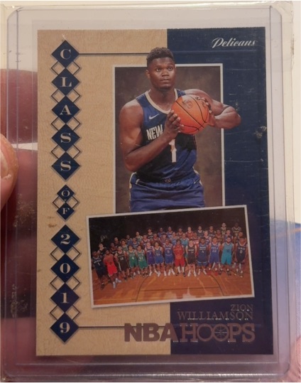 2019-20 Panini NBA Hoops #7 Zion Williamson — front