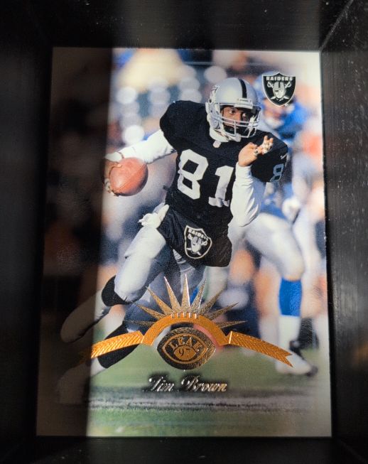 1997 Leaf #144 Tim Brown — front
