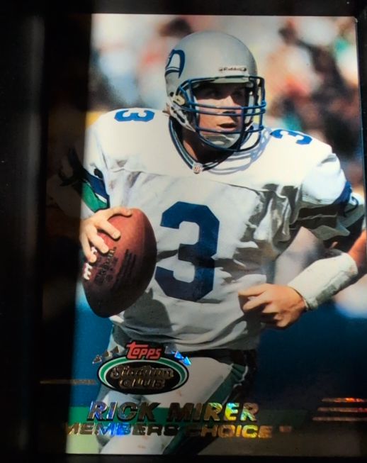 1993 Topps Stadium Club #510 Rick Mirer — front