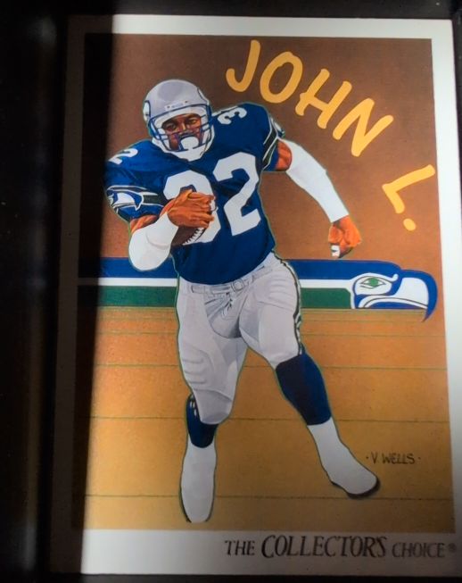 1991 Upper Deck #97 John L. Williams Seattle Seahawks — front
