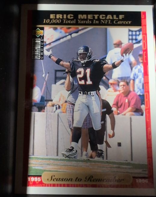 1996 Upper Deck Collector's Choice #46 Eric Metcalf — front